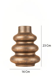 Aberto Design Maceta Decorativa BK007 Marrón